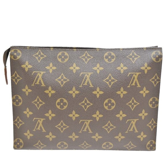 LOUIS VUITTON Poche Toilette 26 Clutch Hand Bag Monogram Leather M47542 04EF116 - Picture 14 of 16